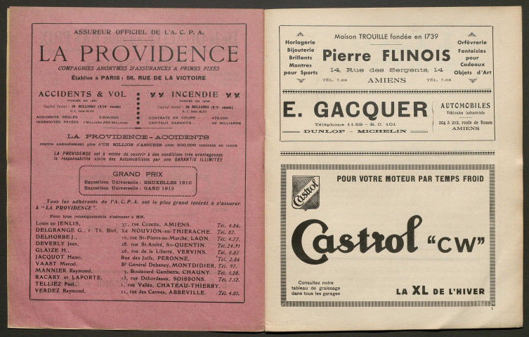 L'Automobile au Pays Picard. Revue mensuelle de l'Automobile-Club de Picardie et de l'Aisne, 280, janvier 1935