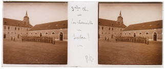 Abbeville. 3e chasseurs. Les réservistes. …Sabre !