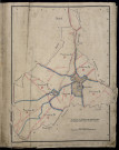 Plan du cadastre napoléonien - Atlas communal - Saint-Fuscien : tableau d'assemblage