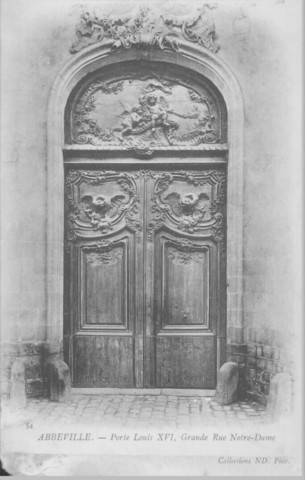 Porte Louis XVI, grande rue Notre-Dame