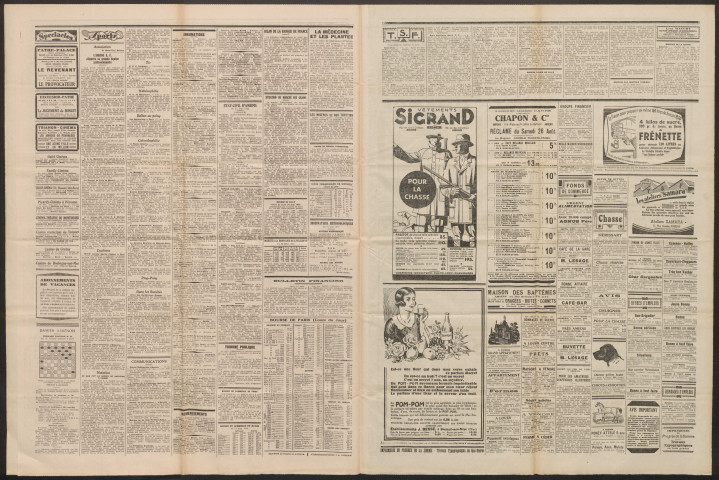 Le Progrès de la Somme, numéro 19720, 25 août 1933