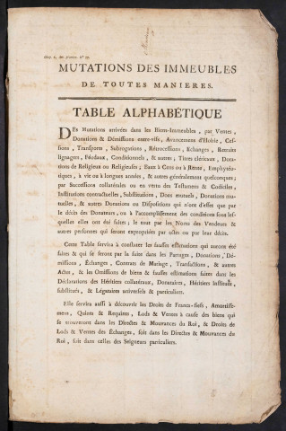 Tables des vendeurs du bureau d’Amiens pour la période 1774-1776