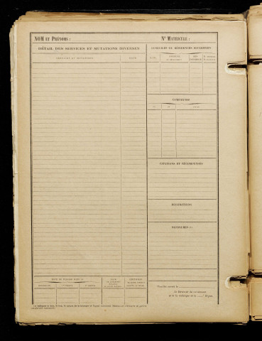 Boury, Gontran Paul, né le 17 janvier 1898 à Béalencourt (Pas-de-Calais), classe 1918, matricule n° 374, Bureau de recrutement de Péronne