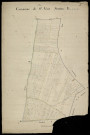 Plan du cadastre napoléonien - Saint-Vast-en-Chaussée (Saint-Vast) : Vers Vaux (Les), B