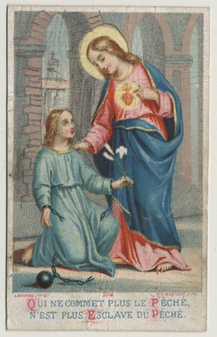 Qui ne commet plus le péché n'est plus esclave du péché. Le Sacré Coeur de Jésus