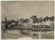 Amiens. Photographie d'époque du quartier Saint-Leu