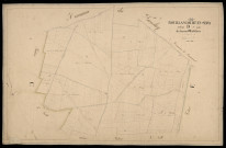 Plan du cadastre napoléonien - Bouillancourt-en-Sery : Chemin de Watteblerie (Le), D1