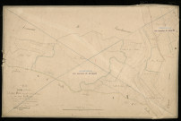 Plan du cadastre napoléonien - Clery-sur-Somme (Cléry) : Plaine du Bois Madame (La), B1