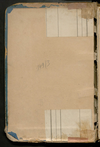 Table du répertoire des formalités, de Capon à Catelot, registre n° 8 (Péronne)