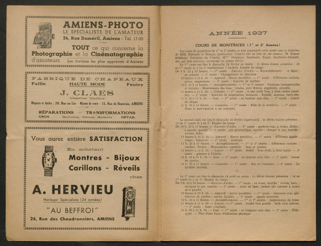 Bulletin du Comité de Picardie de la Fédération Féminine Française de Gymnastique et d'Education Physique, numéro 5