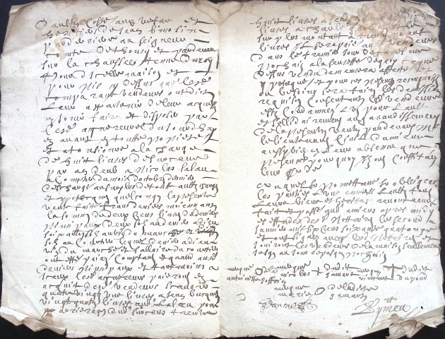 Etude de Me Antoine Limeu à Amiens (étude n°6). Minutes de l'année 1674