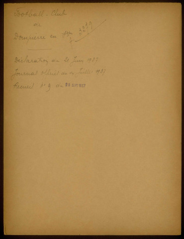 Dompierre-en-Santerre. « Football Club de Dompierre-en-Santerre »