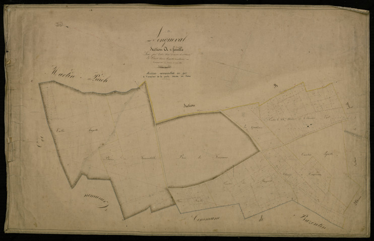 Plan du cadastre napoléonien - Longueval : A2