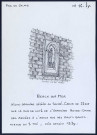 Berck (Pas-de-Calais) : niche oratoire dédiée au Sacré-Coeur de Jésus - (Reproduction interdite sans autorisation - © Claude Piette)