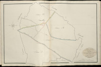 Plan du cadastre napoléonien - Atlas cantonal - Vauvillers : tableau d'assemblage