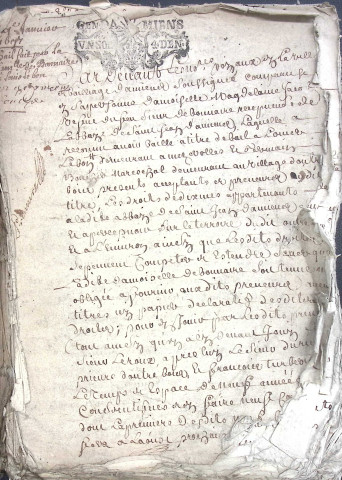 Etude de Me Pierre Lagrene à Amiens (étude n°4). Minutes des années 1697-1698