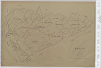 Plan du cadastre rénové - Hesbécourt : section A1