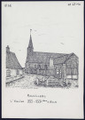 Rouvillers (Oise) : l'église - (Reproduction interdite sans autorisation - © Claude Piette)