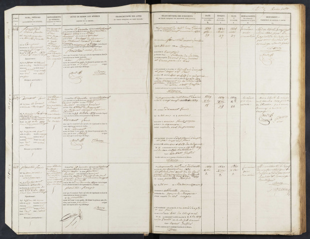 Maison de correction dite Bicêtre à Amiens. Registre d'écrou : numéros 4656 à 5492. 18 décembre 1839 - 13 décembre 1840