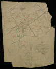 Plan du cadastre napoléonien - Ercheu (Ercheux) : tableau d'assemblage