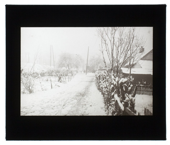 Rue de l'Abbaye - neige - 1934