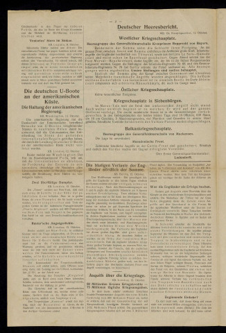 K.u.K. Feldzeitung der 4. Armee / Cs.és Kir. 4. Hadsereg Tabori Ujsagja [Deutsche Ausgabe])