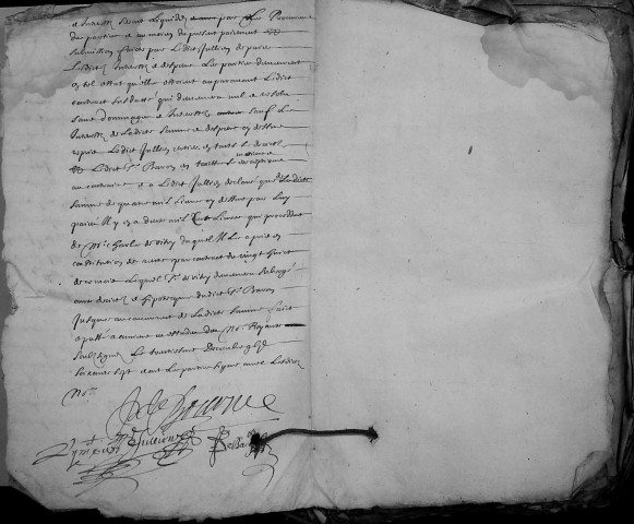 Etude de Me François Debacq à Amiens (étude n°7). Minutes de l'année 1667