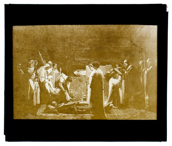 Funérailles dans les catacombes (1855)
