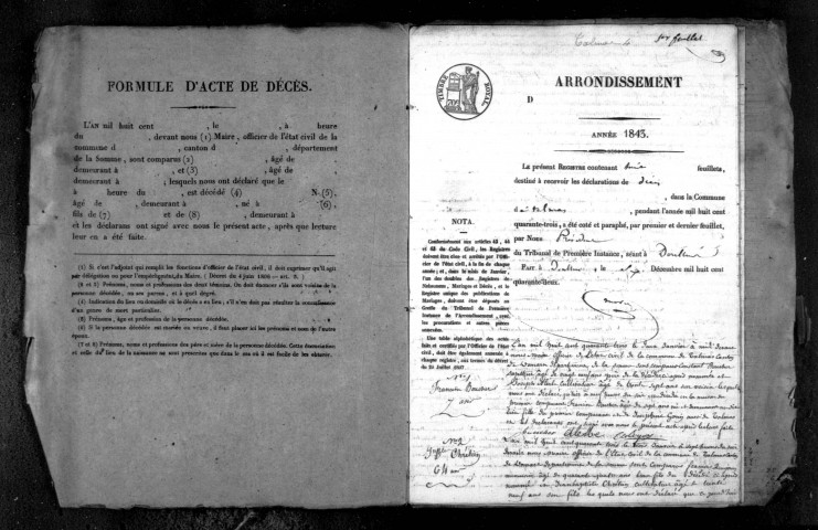 Talmas : naissances, mariages, décès