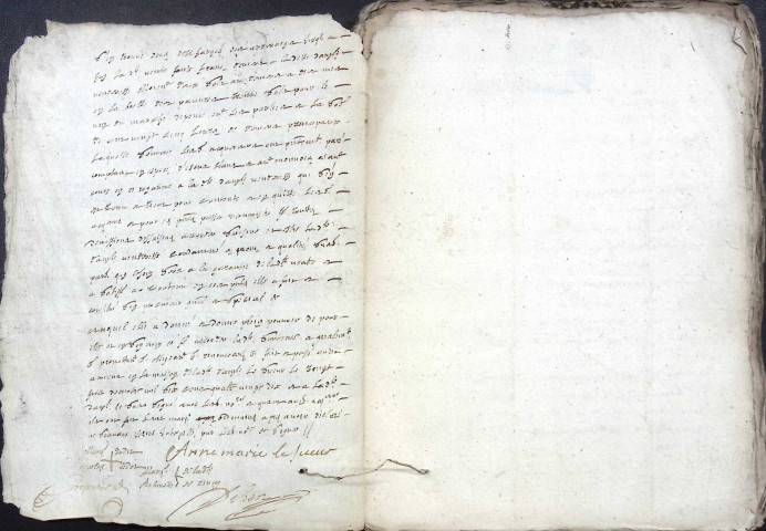 Etude de Me Adrien Dehen à Amiens (étude n°24). Minutes de l'année 1690