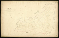 Plan du cadastre napoléonien - Bernes : Grand champ (Le ; Chemin de Goncourt (Le), A