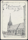 Hallencourt : face sud de l'église, juin 1980 - (Reproduction interdite sans autorisation - © Claude Piette)