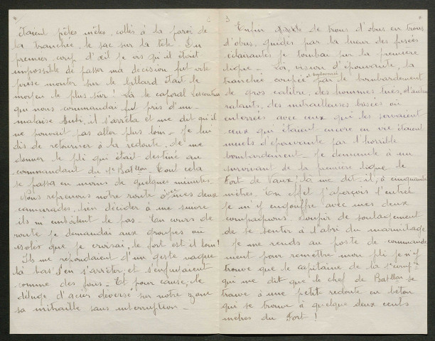 Témoignage de Videau, Emilien Etienne (Caporal) et correspondance avec Jacques Péricard