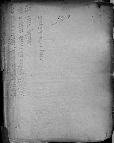 Etude de Me François Henin à Amiens (étude n°3). Minutes de l'année 1772