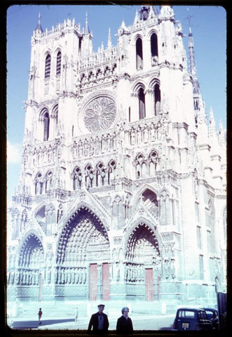 Amiens (Somme). Façade de la cathédrale