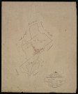 Plan du cadastre napoléonien - Pozieres : tableau d'assemblage
