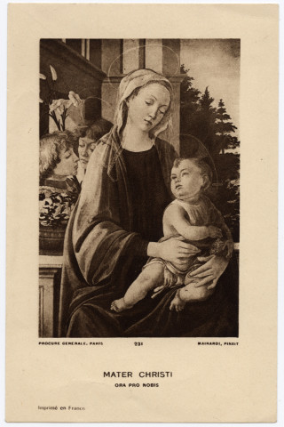 Mater Christi ora pro nobis