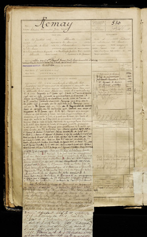 Remay, Adrien Alexandre Jean, né le 23 juillet 1887 à Abbeville (Somme), classe 1907, matricule n° 510, Bureau de recrutement d'Abbeville
