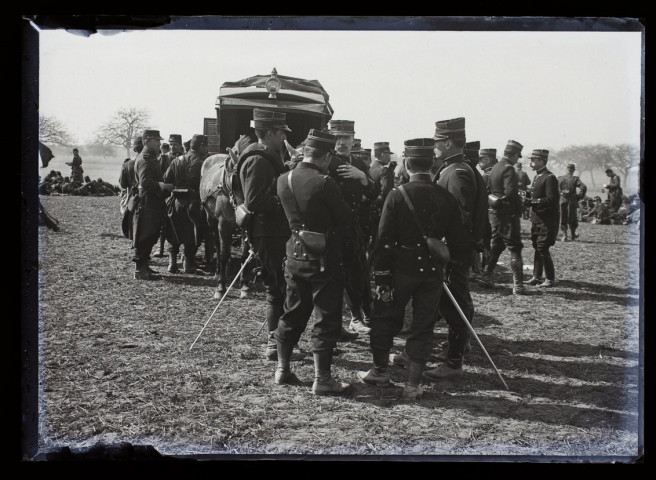 72e de ligne marches d'épreuve 3eme jour Dury - avril 1902