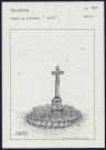 Bourdon : croix de pierre « 1644 » - (Reproduction interdite sans autorisation - © Claude Piette)