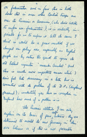 Lt R. Goldwater RA, HQ 76 AA Bde (Headquarter 76 Anti-Aircraft Brigade), B.L.A. (British Liberation Army), 12 July 45 : lettre de Raymond Goldwater à son frère Stan