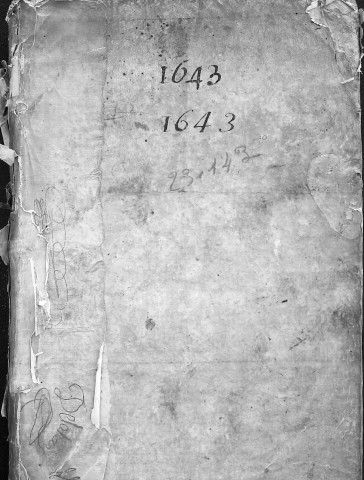 Etude de Me Antoine Perdu à Amiens (étude n°26). Minutes de l'année 1643