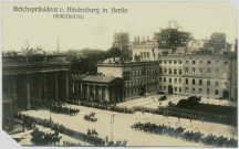 REICHSPRASIDENT VON HINDENBURG IN BERLIN VEREIDIGUNG