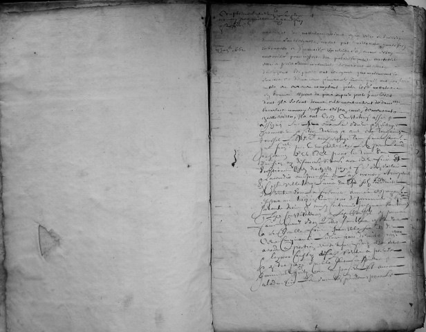 Etude de Me Jean Daiz à Amiens (étude n°22). Minutes de l'année 1662