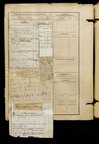 Levasseur, Marcel Désiré Gabriel, né le 30 août 1891 à Crèvecoeur-le-Grand (Oise), classe 1911, matricule n° 1329, Bureau de recrutement d'Amiens