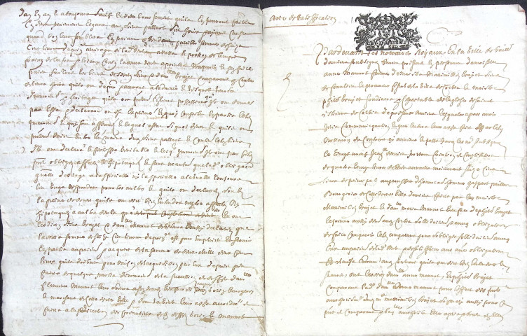 Etude de Me Jean Duval à Amiens (étude n°8). Minutes de l'année 1688