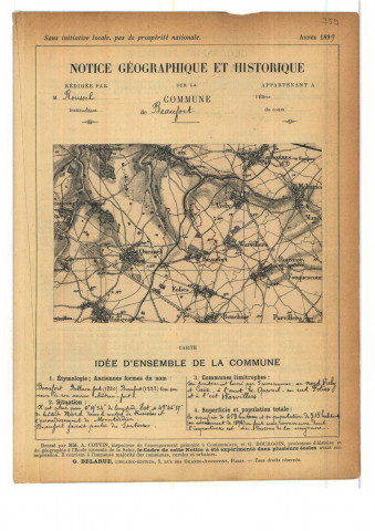 Beaufort-en-Santerre : notice historique et géographique sur la commune