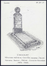 Ligescourt : sépulture d'un prêtre au cimetière autour de l'église - (Reproduction interdite sans autorisation - © Claude Piette)