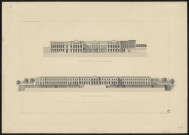 Histoire du Palais de Compiègne. Elévation du Palais sur le parc