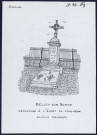Belloy-sur-Somme : sépulture à l'écart du cimetière - (Reproduction interdite sans autorisation - © Claude Piette)